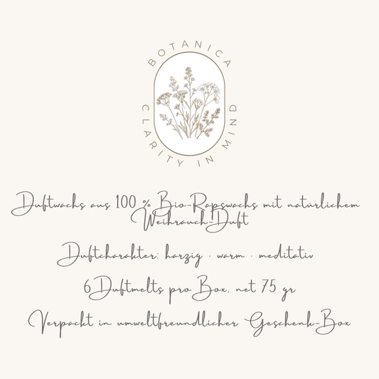 BOTANICA clarity in mind - Weihrauch Duftwachs