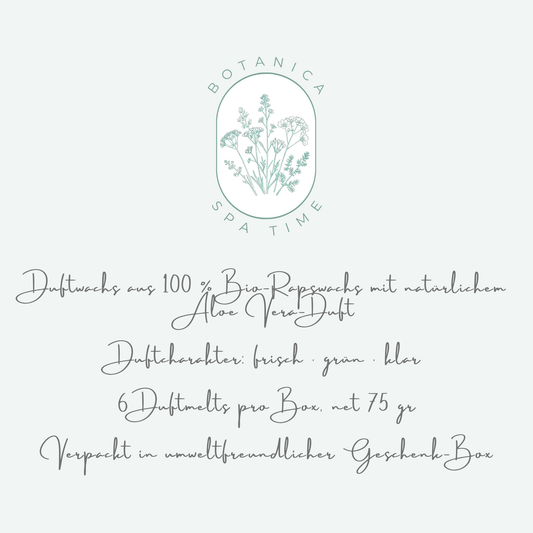 BOTANICA spa time - Aloe Vera Duftwachs