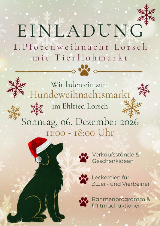 Pfotenweihnacht Lorsch – wir sind dabei! - Somnia Lucis