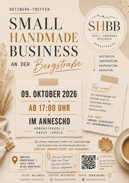 2. Netzwerktreffen Small Handmade Business Bergstraße - Somnia Lucis