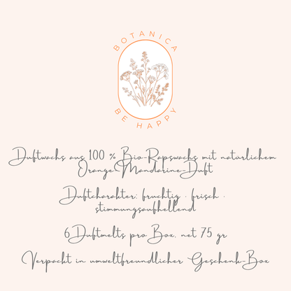 BOTANICA be happy - Mandarine Orange Duftwachs