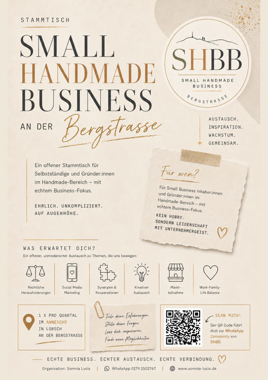 1. Netzwerktreffen Small Handmade Business Bergstraße