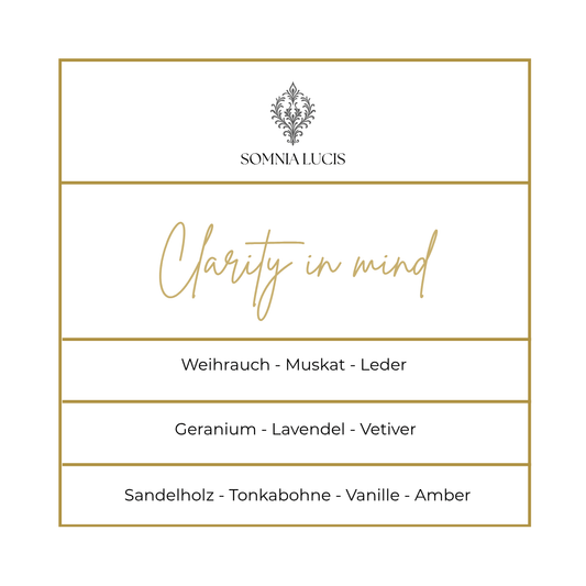 BOTANICA clarity in mind - Weihrauch Duftkerze - Somnia Lucis