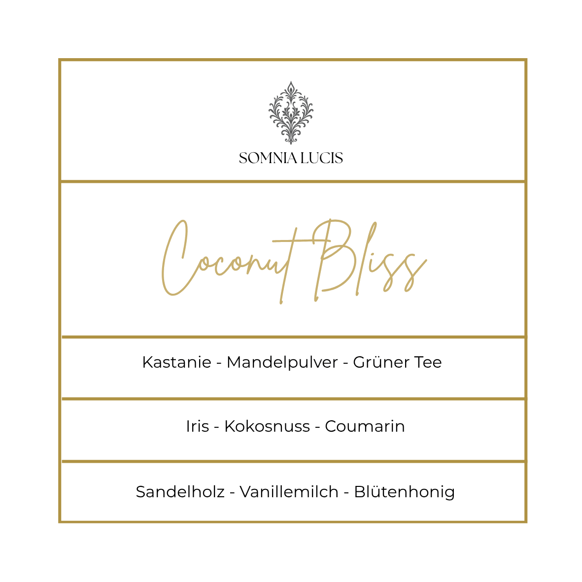 BOTANICA coconut bliss - Kokosnuss Duftkerze - Somnia Lucis