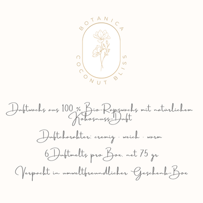 BOTANICA coconut bliss - Kokosnuss Duftwachs - Somnia Lucis