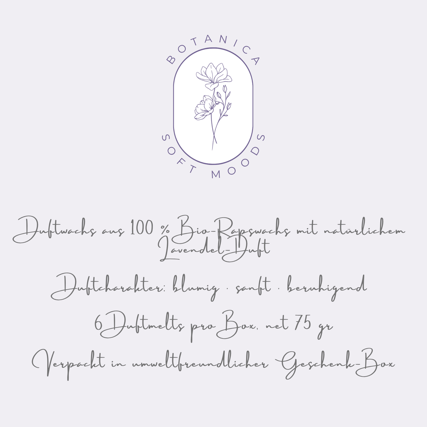 BOTANICA soft moods - Lavendel Duftwachs - Somnia Lucis