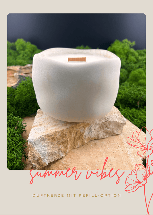 BOTANICA summer vibes - Himbeer Ananas Duftkerze - Somnia Lucis