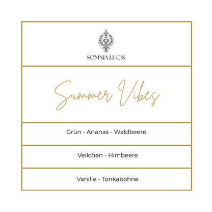 BOTANICA summer vibes - Himbeer Ananas Duftkerze - Somnia Lucis