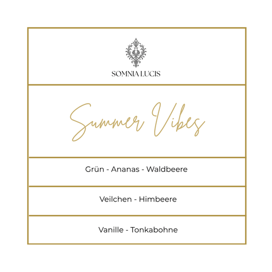 BOTANICA summer vibes - Himbeer Ananas Duftkerze - Somnia Lucis