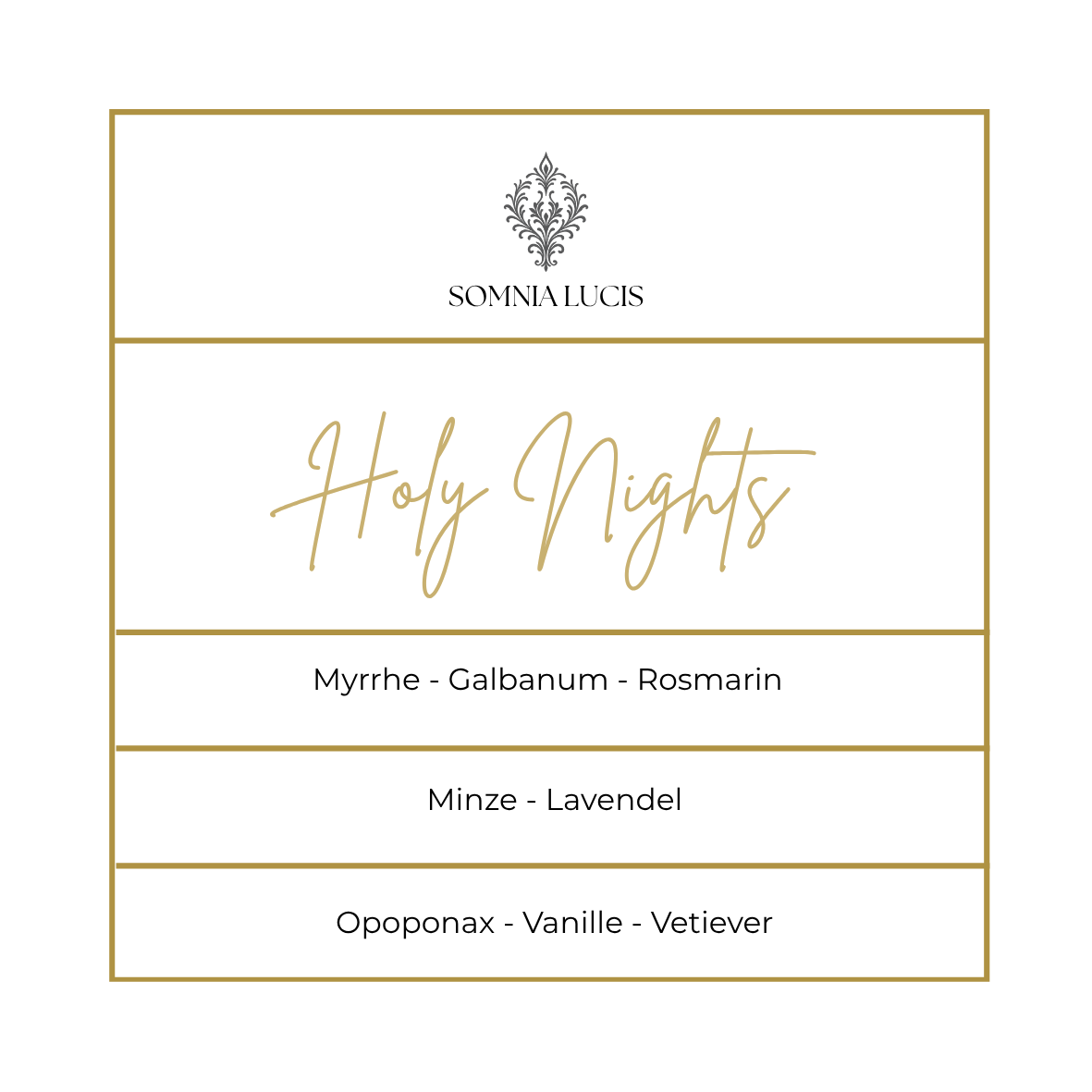 BOTANICA holy nights - Warme Hölzer Duftkerze