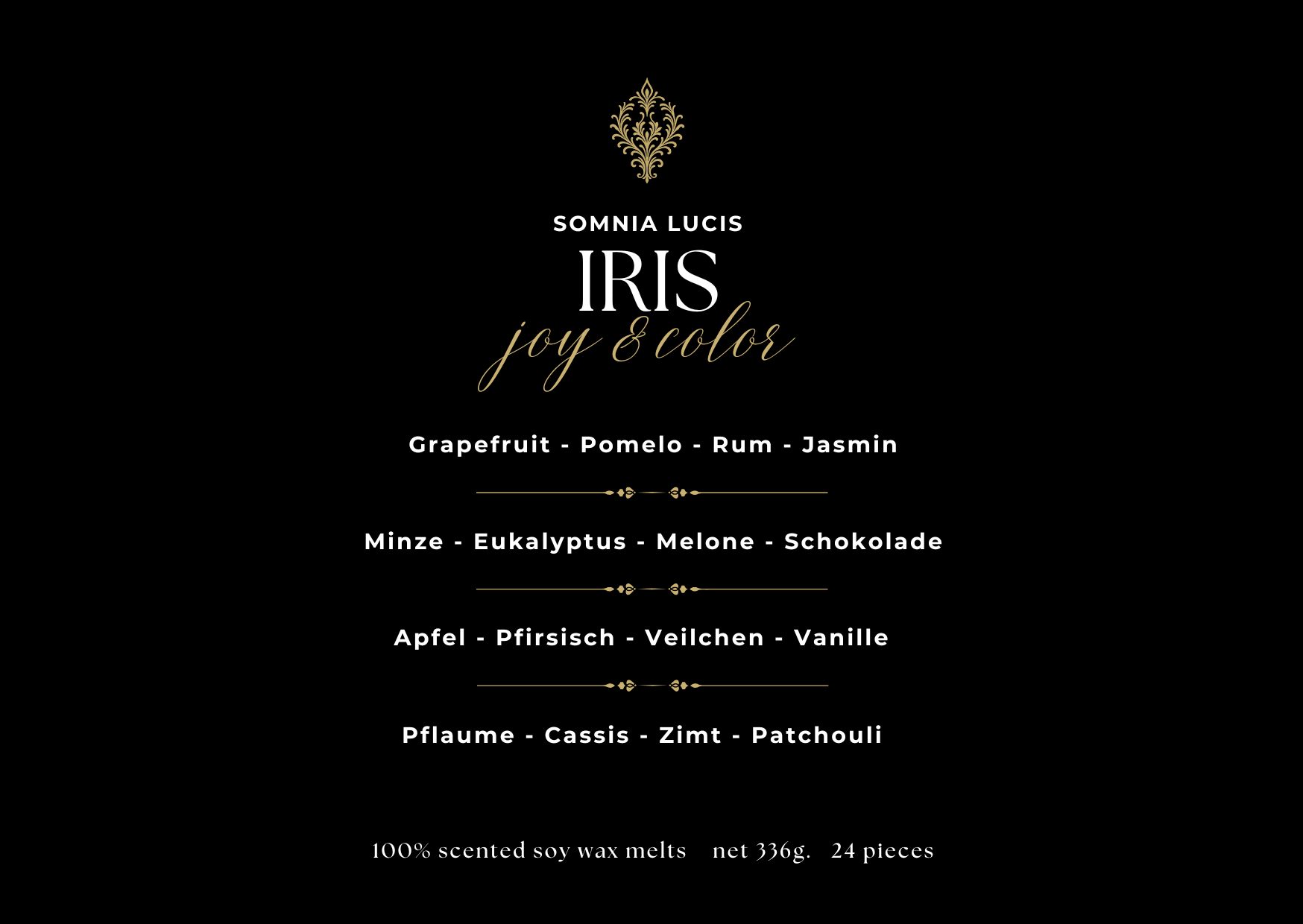 IRIS - joy & color - Duftwachs - Prestige - Somnia Lucis