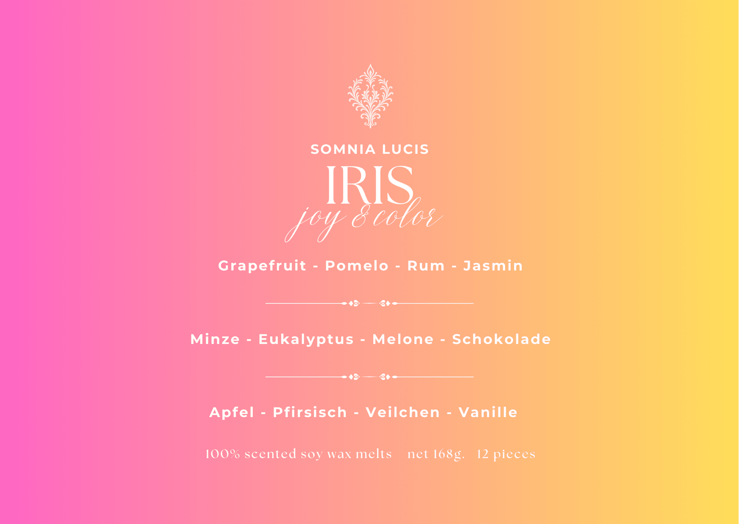 IRIS - joy & color - Duftwachs - Select - Somnia Lucis