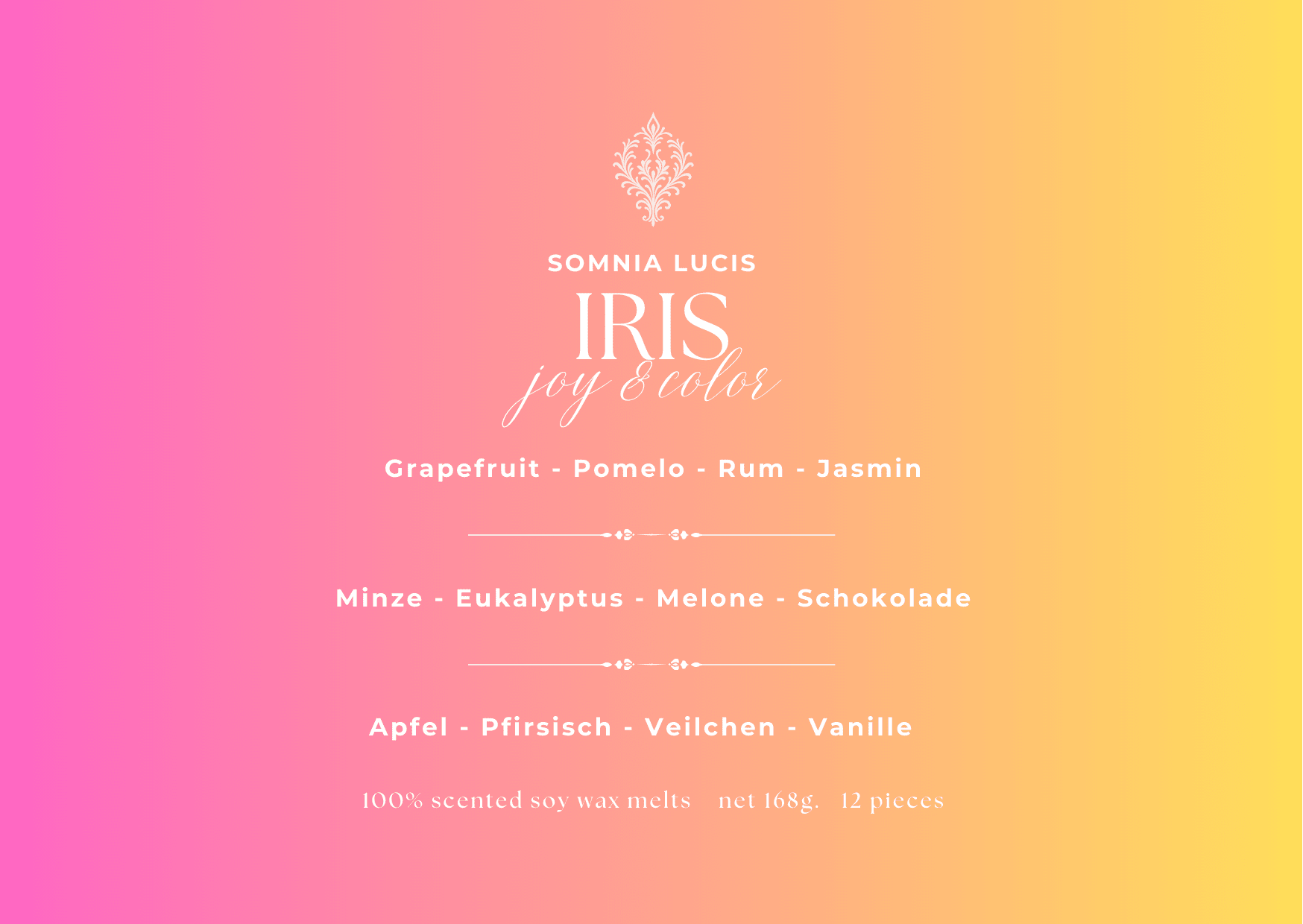 IRIS - joy & color - Duftwachs - Select - Somnia Lucis