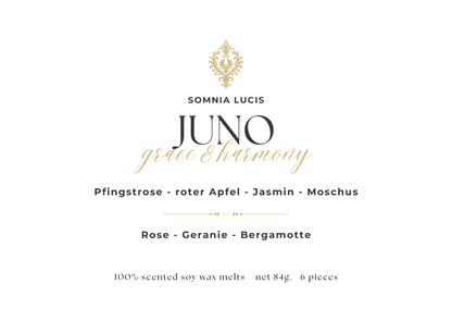 JUNO - grace & harmony - Duftwachs - Petite - Somnia Lucis