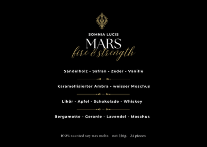 MARS - fire & strength - Duftwachs - Prestige - Somnia Lucis