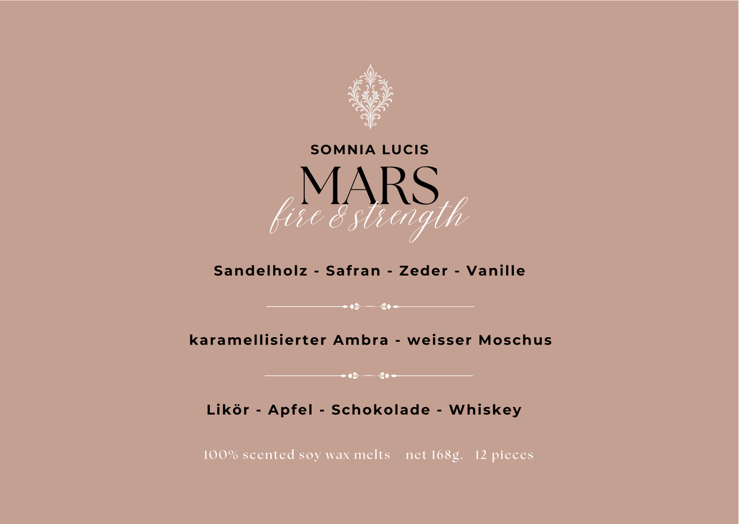 MARS - fire & strength - Duftwachs - Select - Somnia Lucis