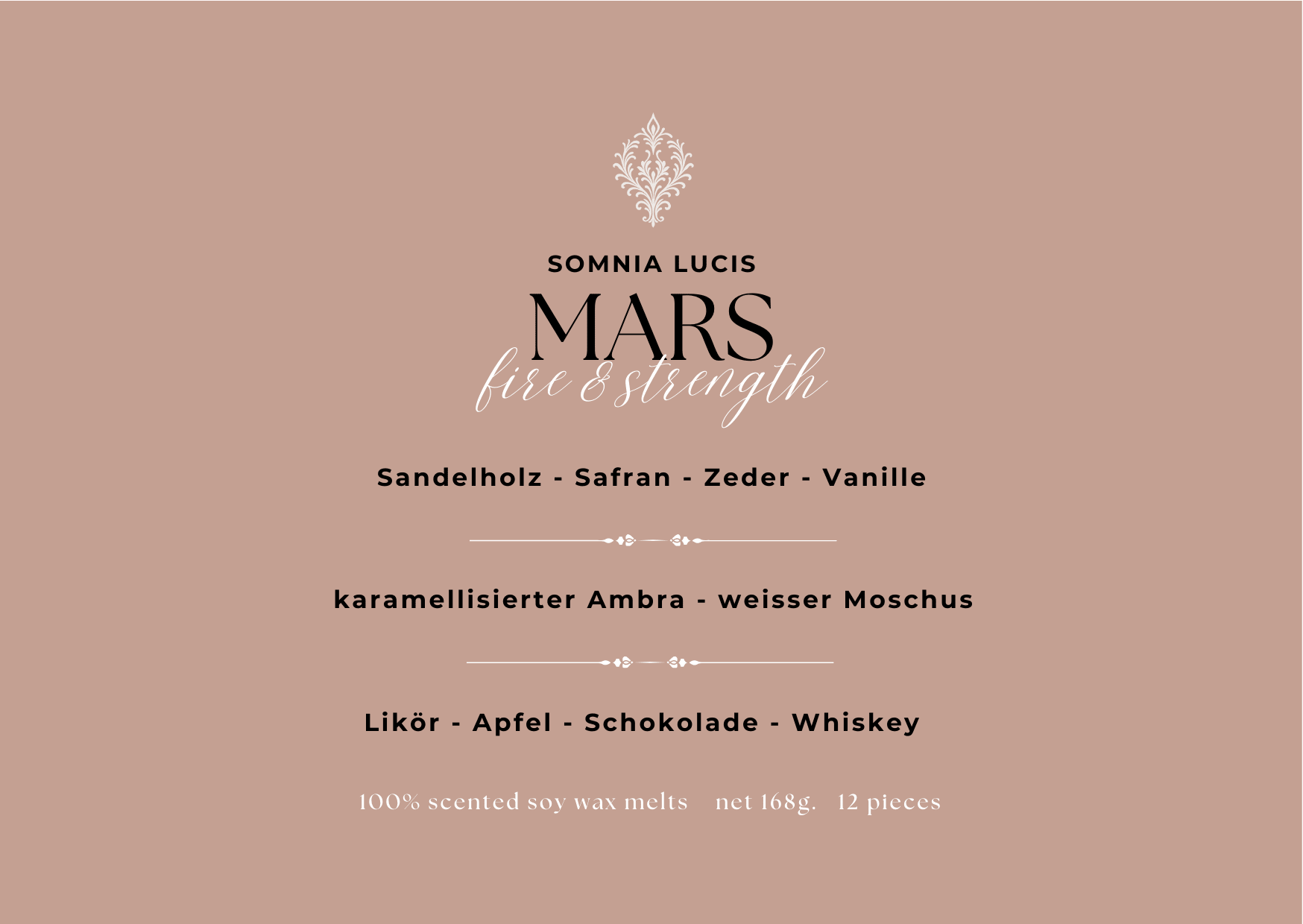 MARS - fire & strength - Duftwachs - Select - Somnia Lucis