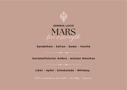 MARS - fire & strength - Duftwachs - Select - Somnia Lucis