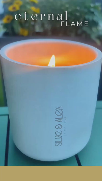 Eternal Flame - handgegossenes Schmelzfeuer
