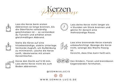 SILENS - minimalistische Stabkerze mit konischer Silhouette - Somnia Lucis