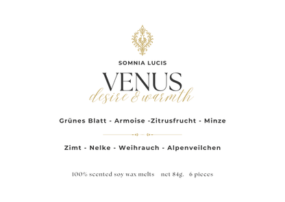 VENUS - desire & warmth - Duftwachs - Petite - Somnia Lucis