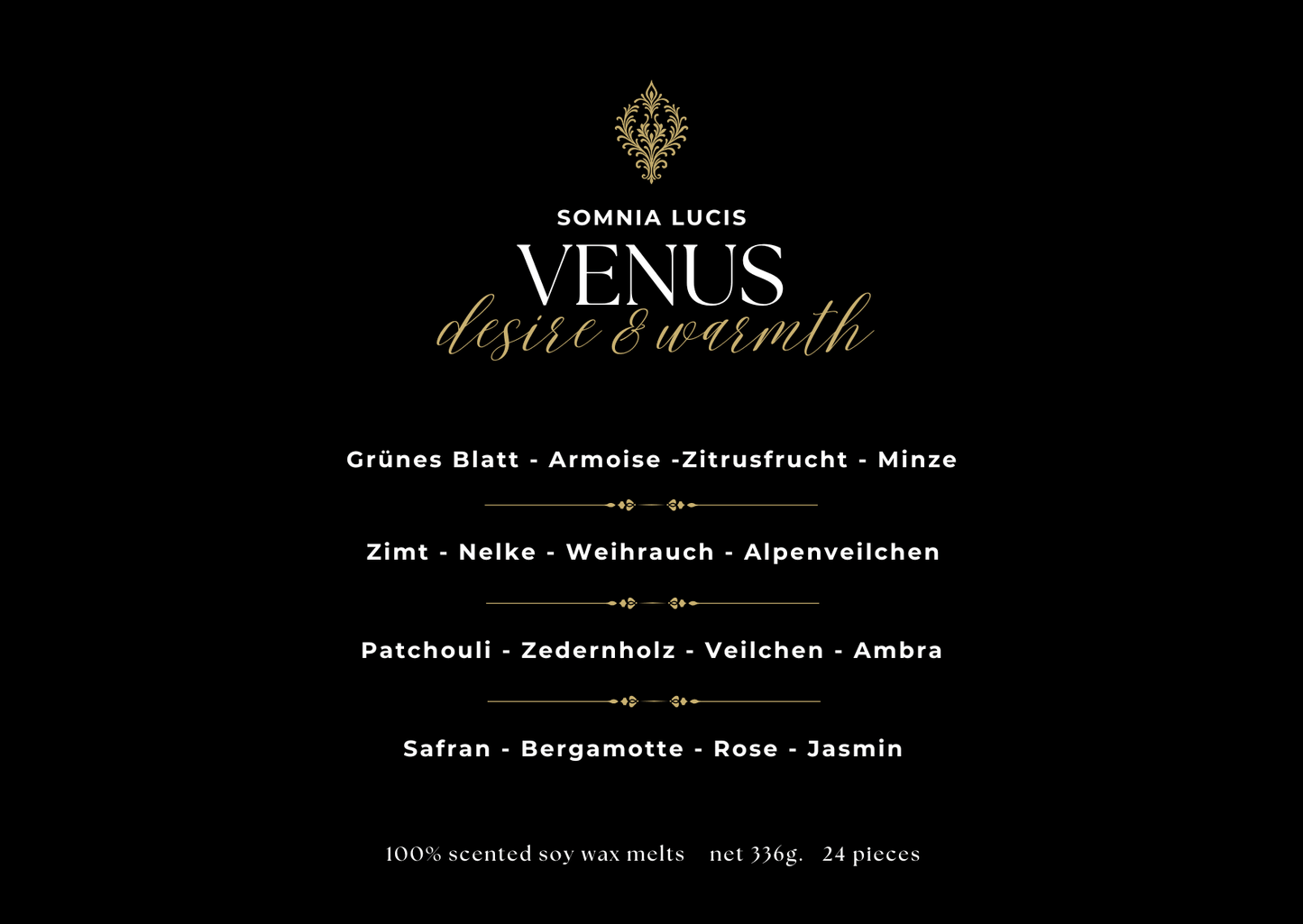 VENUS - desire & warmth - Duftwachs - Prestige - Somnia Lucis